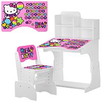 Фото анонса детская парта bambi "hello kitty" w 2071-64-1: белая от интернет магазина Raspashonka.ua