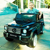 Детский электромобиль джип G65 VIP BL PNT (4WD) MERCEDES черный металлик
