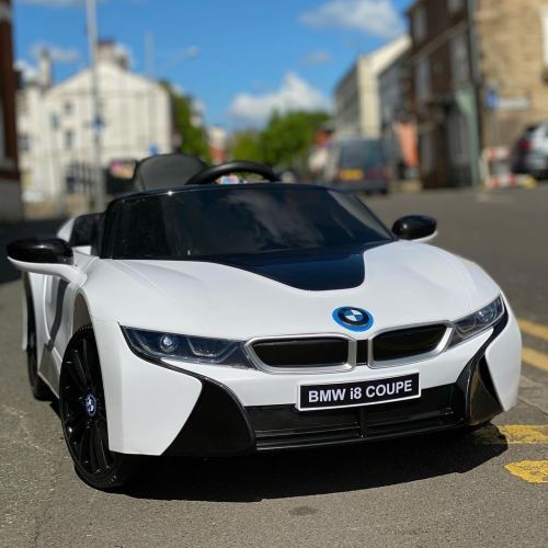 Картинка товара Детский электромобиль JE 1001 EBLR-1, BMW i8: 2,4G, 2x35W, EVA, кожа - БЕЛЫЙ на Raspashonka.ua фото 14