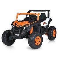детский электромобиль джип m 5725 eblr-7(24v): двухместный, 180w, 10 км/ч, 24v 7а - оранжевый - Raspashonka.ua