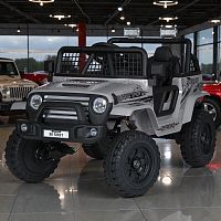Детский электромобиль джип M 5991 EBLR-1(24V)  BAMBI RACER белый