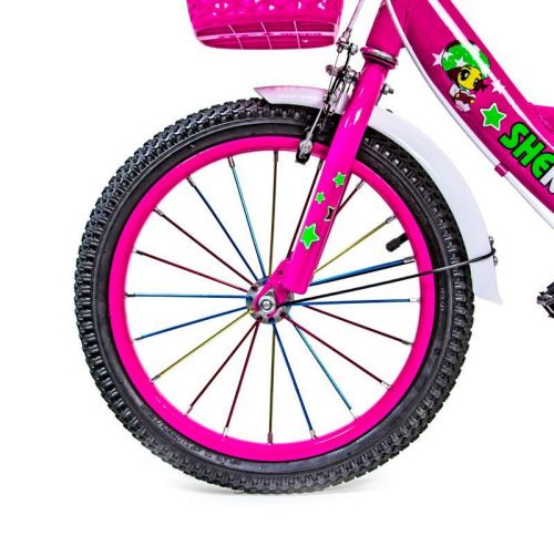 Картинка товара Детский велосипед 16 дюймов "SHENGDA" PINK T18, ручной и дисковый тормоз (1866637634) на Raspashonka.ua фото 5