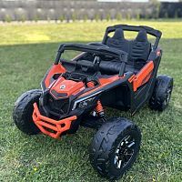 детский электромобиль m 5099 eblr-7(24v), brp can-am: 800w, 12 км/ч, 24v 7а - оранжевый - Raspashonka.ua