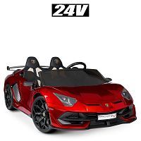 Детский электромобиль M 4788 EBLRS-3 (24V) LAMBORGHINI бордовый 