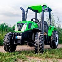 Фото анонса детский электрический трактор m 4643 eblr-4, bambi racer: 24v 10a, 400w, 12км/ч - зеленый от интернет магазина Raspashonka.ua