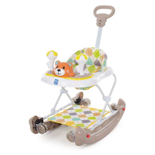 Картинка товара Детские ходунки Bambi "Мишка" M 3656A-S-2: родительская ручка - БЕЖЕВЫЙ на Raspashonka.ua фото 7