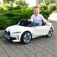 Фото анонса детский электромобиль je 1009 eblr-1 (4wd) bmw i4 - белый от интернет магазина Raspashonka.ua