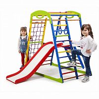 Фото анонса детский спортивный комплекс для дома sportbaby sportwood plus 2 от интернет магазина Raspashonka.ua