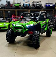 детский электромобиль m 5990 eblr-5(24v) bambi racer: 24v 7a, 4x50w, 10 км/ч, eva, кожа - зеленый - Raspashonka.ua