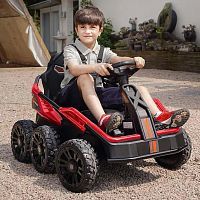 Детский электромобиль джип M 5765 EBLR-3 BAMBI RACER красный