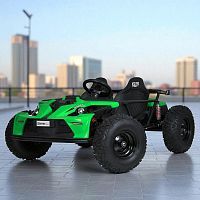 электромобиль m 5797a-5(48v), bambi racer: 2-х местный, мотор 800w, 48v 20а, 25 км/ч - зеленый - Raspashonka.ua