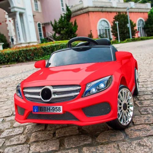 Детский электромобиль M 3981 EBLR-3 MERCEDES красный  фото 2