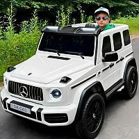 Детский электромобиль джип M 5880 EBLR-1 MERCEDES белый
