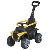 Фото анонса детская электро-квадроцикл-толокар m 4803 el-6, bambi racer: кожа, 25w, 6v 4a - желтый от интернет магазина Raspashonka.ua