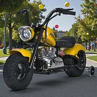 Фото анонса мотоцикл bambi racer m 6016 al-6(36v): 36v, 350w, до 20 км/ч - желтый от интернет магазина Raspashonka.ua