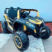 детский электромобиль багги utv 2000m racing pa.a036.zlo: 2,4g, 8 км/ч, 180w - золотой - Raspashonka.ua