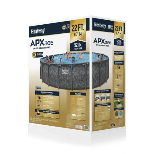 Картинка товара Bestway 561KE, каркасный бассейн 610 x 132 см APX 365 (аналог Intex 26330) на Raspashonka.ua фото 12