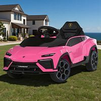 Детский электромобиль M 6293 EBLR-8 LAMBORGHINI розовый 