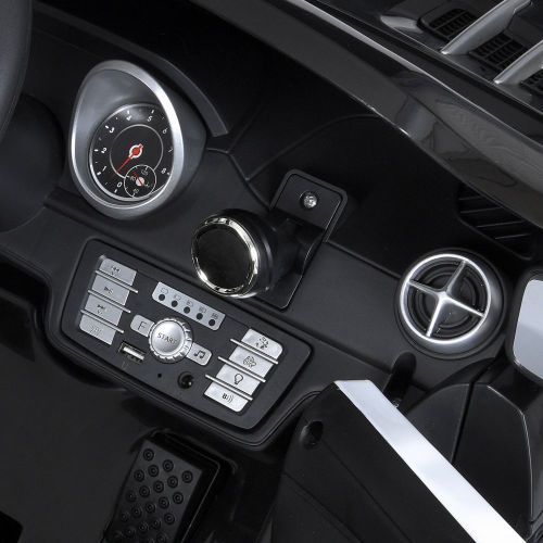 Картинка товара Детский электромобиль M 4866 EBLR-2-1 POLICE MERCEDES SL500 - ЧЕРНО-БЕЛЫЙ на Raspashonka.ua фото 13