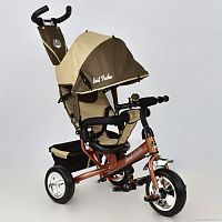 Фото анонса детский 3-х колесный велосипед best trike 6588 - 0230: eva колеса - шоколадно-бежевый от интернет магазина Raspashonka.ua