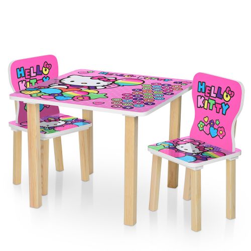Картинка товара Детский столик Bambi Hello Kitty 506-49: МАЛИНОВЫЙ на Raspashonka.ua фото 2