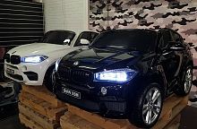 Детский электромобиль BMW X6M 2168: черный
