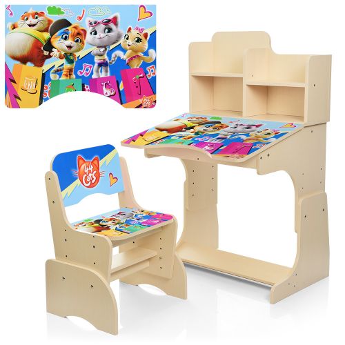 Картинка товара Детская парта Bambi W 2071-77-7: ВЕНГЕ на Raspashonka.ua фото 2