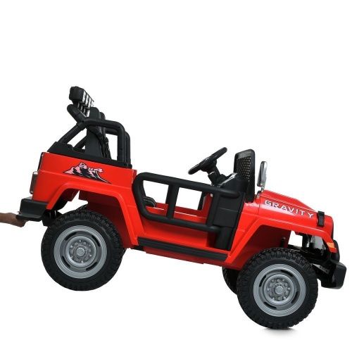 Картинка товара Детский электромобиль M 6108 EBLR-3(24V) BAMBI RACER: двухместный, 24V 7A, 4x90W, кожа - КРАСНЫЙ на Raspashonka.ua фото 11