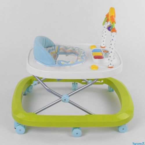 Картинка товара Детские ходунки JOY W 41202 (1): муз. панель, свет: БЕЛО-САЛАТОВЫЕ на Raspashonka.ua фото 5