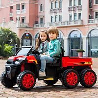 детский электромобиль m 4285 eblr-3(24v) 800w, 12 км/ч:  красный - Raspashonka.ua