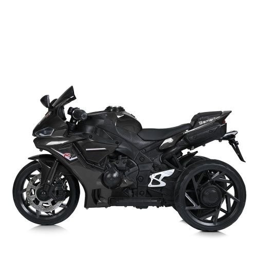 Картинка товара Детский мотоцикл M 5823 ELS-2 Bambi Racer: 12V 5A, 2х35W, 8км/ч, EVA, кожа - ЧЕРНЫЙ на Raspashonka.ua фото 3