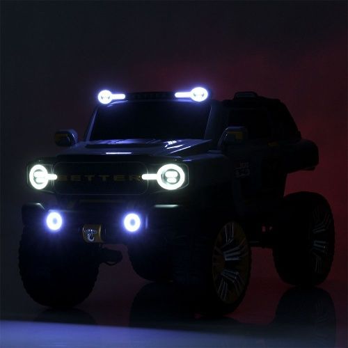 Дитячий електромобіль джип M 5821EBLR-1(24V) BAMBI RACER білий фото 11