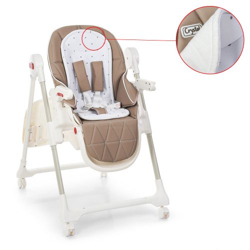 Картинка товара Стульчик для кормления EL Camino CRYSTAL STARS LATTE ME 1037: БЕЖЕВЫЙ на Raspashonka.ua фото 3
