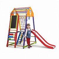 Фото анонса детский спортивный комплекс sportbaby bambinowood color plus 3 от интернет магазина Raspashonka.ua