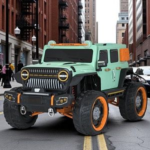 Детский электромобиль джип M 5831 EBLR-5 BAMBI RACER: 180W, 15 км/ч, 12V 12А - ЗЕЛЕНЫЙ