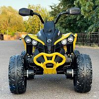 детский квадроцикл m 5001 eblr-6 (brp can am): 12v 10a, 140w, 8км/ч, пульт управления - желтый - Raspashonka.ua