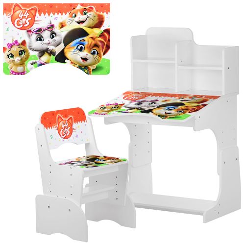 Картинка товара Детская парта Bambi W 2071-78-1: БЕЛАЯ на Raspashonka.ua фото 2