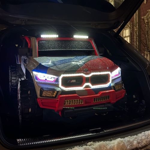 Детский электромобиль джип M 5850 EBLR-11 BMW разноцветный фото 4