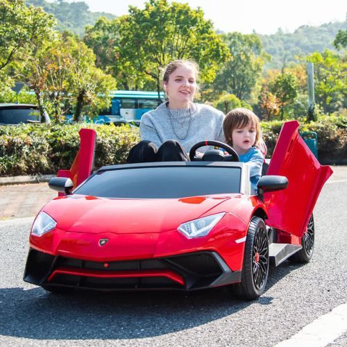 Детский электромобиль PA.A8803.STRONG.CR LAMBORGHINI красный  фото 4