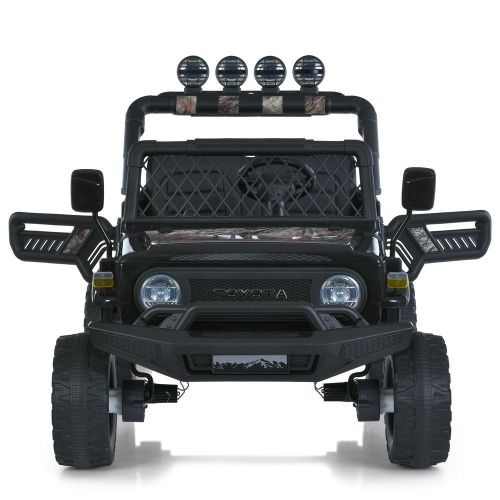 Дитячий електромобіль джип 2566 AEBLR-18(24V) TOYOTA бежевий камуфляж фото 4