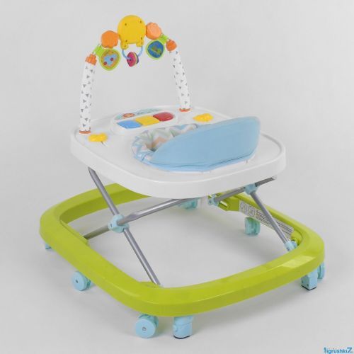 Картинка товара Детские ходунки JOY W 41202 (1): муз. панель, свет: БЕЛО-САЛАТОВЫЕ на Raspashonka.ua фото 4