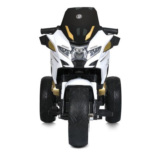 Картинка товара Детский мотоцикл M 5830 EBLR-1, Bambi Racer: пульт 2.4G, 12V 12A, 90W, EVA, кожа - БЕЛЫЙ на Raspashonka.ua фото 3