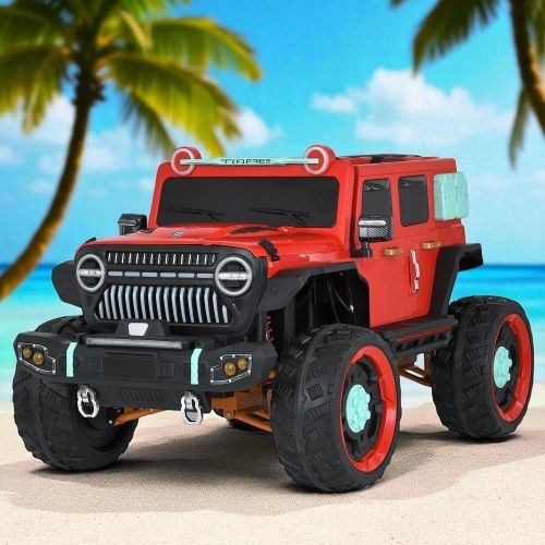 Детский электромобиль джип M 5831 EBLR-3 BAMBI RACER красный фото 2