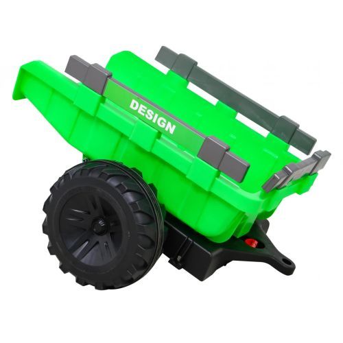 Картинка товара ПОД ЗАКАЗ ! Детский трактор, бульдозер, экскаватор SUPERTOYS SX2068: 2х200W, 24V 7Ah, EVA, с прицепом, кожа - ЗЕЛЕНЫЙ (SX-2068-24V-ZIELONY) на Raspashonka.ua фото 13