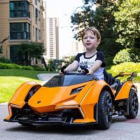 Детский электромобиль M 4633 EBLR-7 LAMBORGHINI оранжевый 
