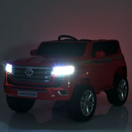 Детский электромобиль джип M 6146 EBLR-3  TOYOTA красный фото 6