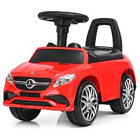 Фото анонса детская машина-толокар bambi mercedes m 3818-3: кожа, usb - красная от интернет магазина Raspashonka.ua