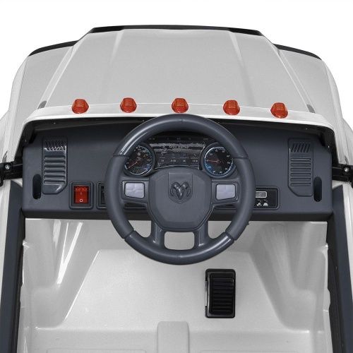 Детский электромобиль джип M 5766 EBLR-1 BAMBI RACER белый фото 3