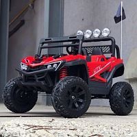 Детский электромобиль джип M 4634 EBLR-3 BUGGY красный