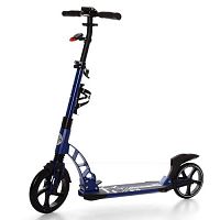 Фото анонса самокат itrike sr 2-014-1-bl, для взрослых, фара, держатель для бутылки: синий от интернет магазина Raspashonka.ua